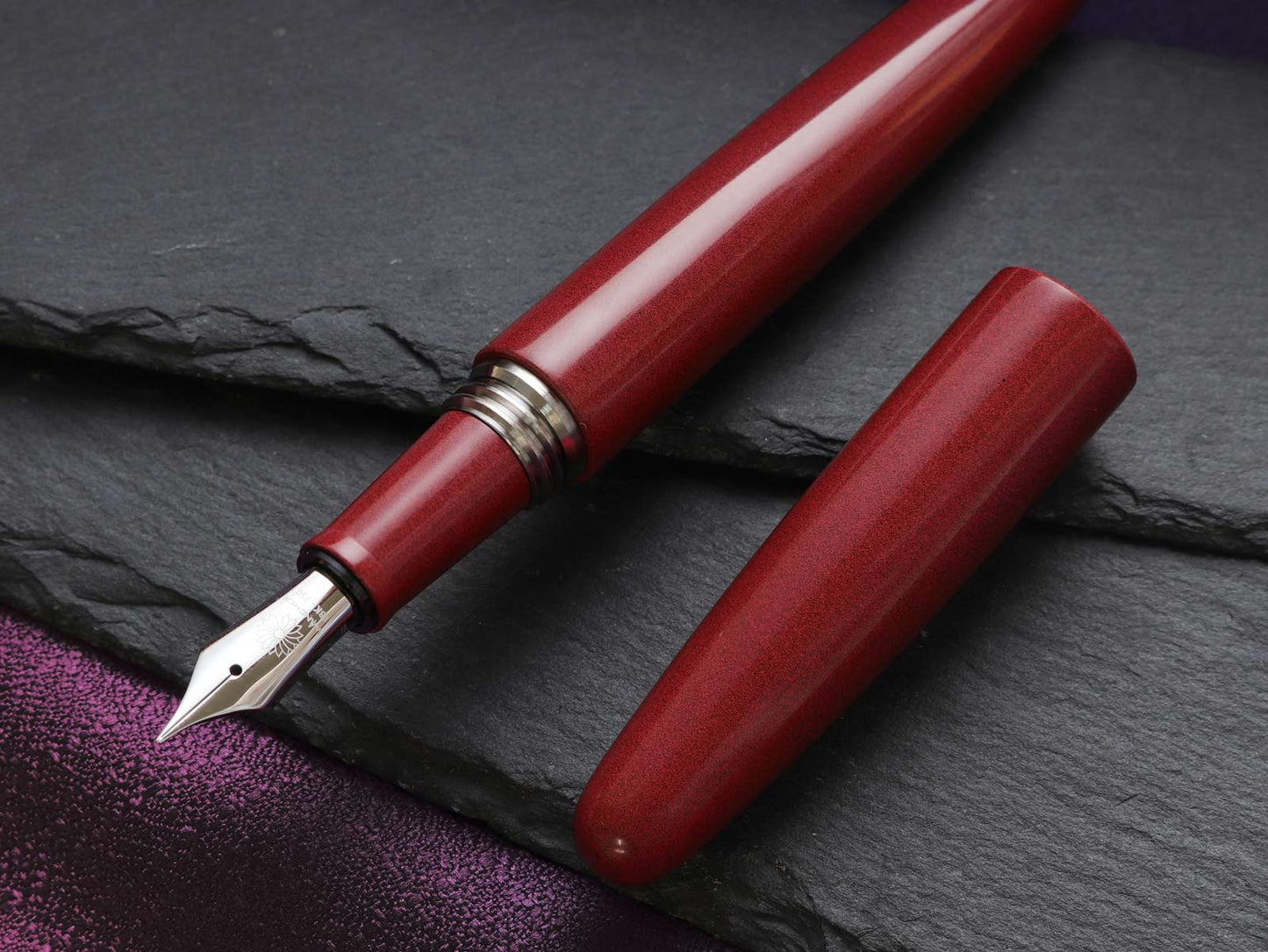 Stylo Plume Dream Pen True Ebonite Sand Red Wancher