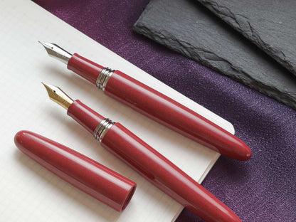 Stylo Plume Dream Pen True Ebonite Sand Red Wancher