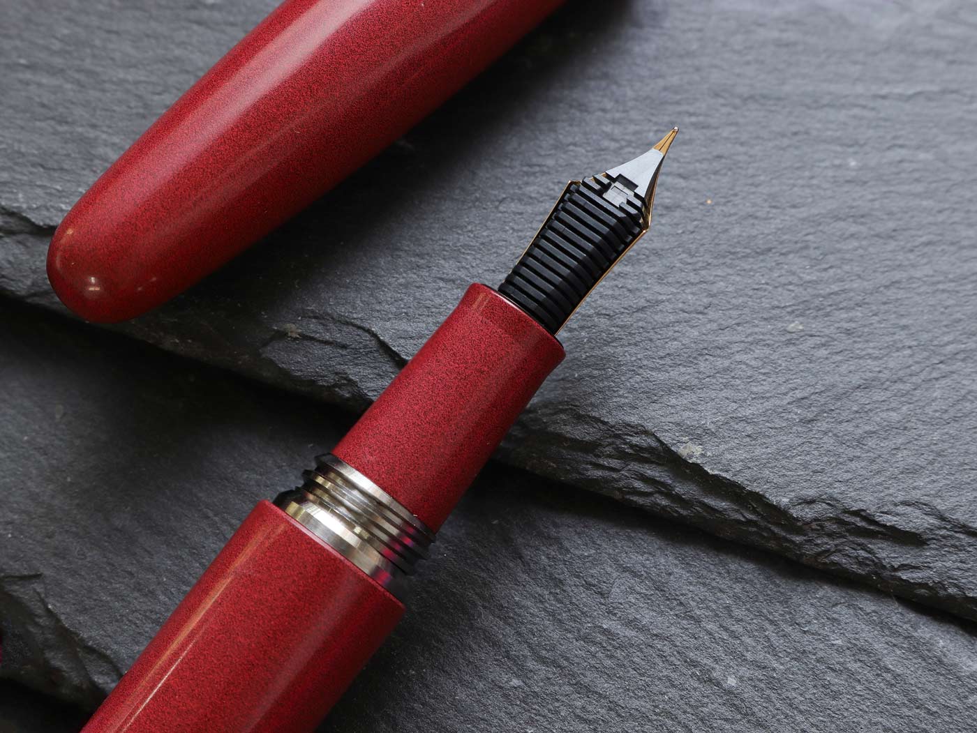 Stylo Plume Dream Pen True Ebonite Sand Red Wancher