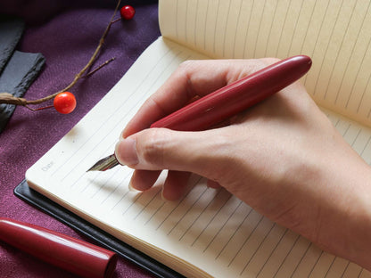 Stylo Plume Dream Pen True Ebonite Sand Red Wancher