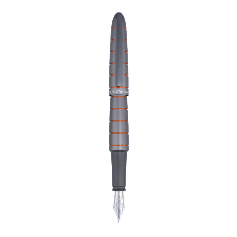 Stylo-Plume Elox Ring Gris/Orange Diplomat