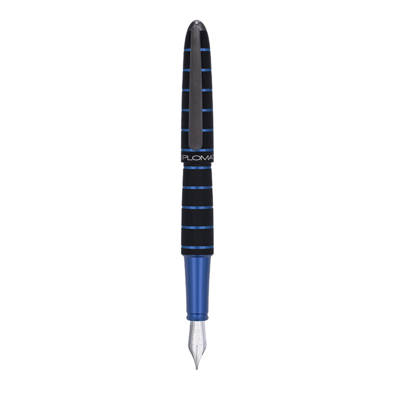 Stylo-Plume Elox Ring Noir/Bleu Diplomat