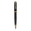 Stylo-Plume Excellence A2 Noir/ Or Laqué 14 Carats Diplomat