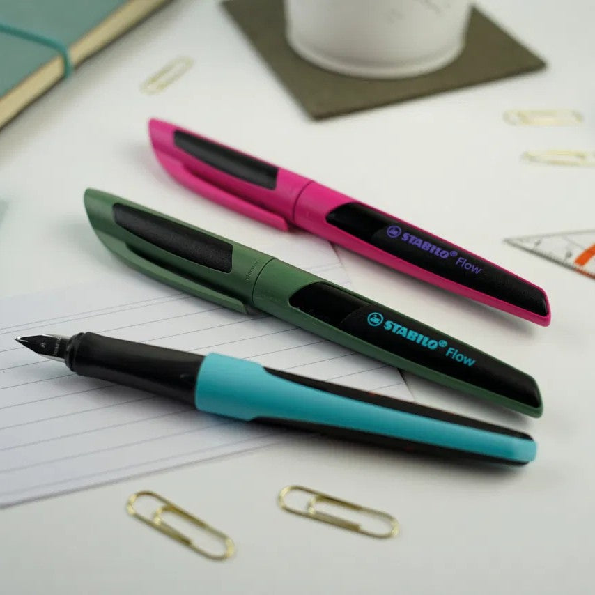 Stylo-Plume Flow Sporty Vert Kaki M Stabilo