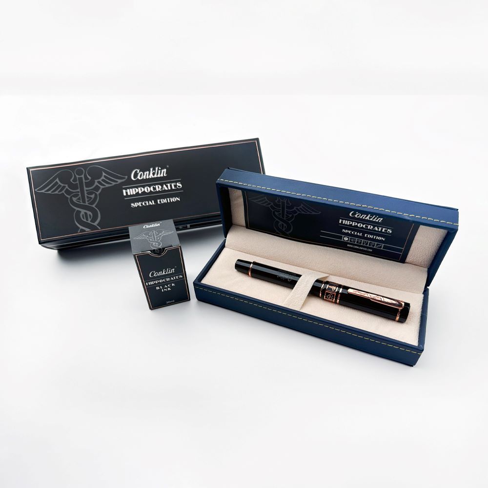Stylo-Plume Hippocrates F Avec Encre 30ml Conklin