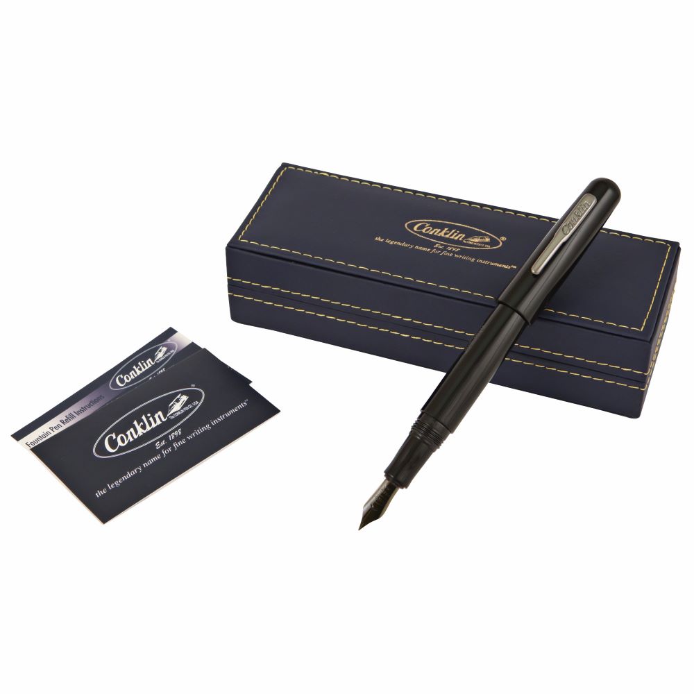 Stylo-Plume All American Raven Black M Conklin