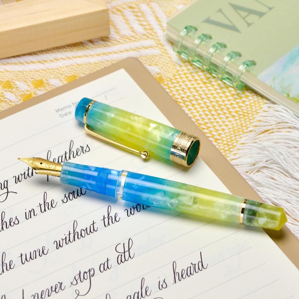 Stylo Plume P20 Jaune Progressif EF Asvine