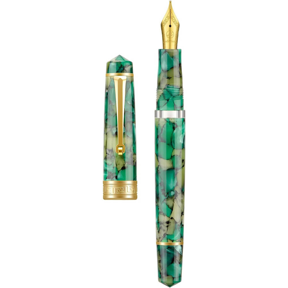 Stylo Plume P20 Vert Marbre EF Asvine