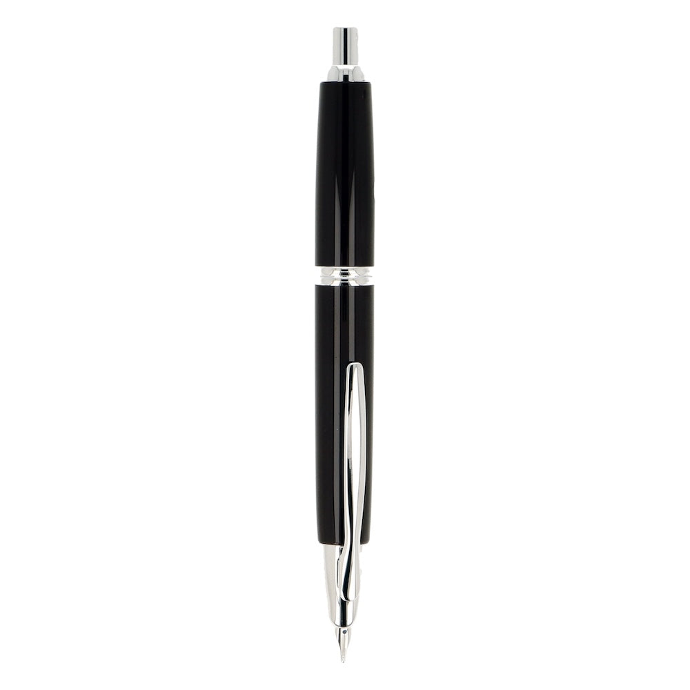 Stylo-Plume Rhodié Marron B Capless