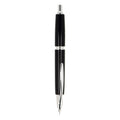 Stylo-Plume Rhodié Marron B Capless