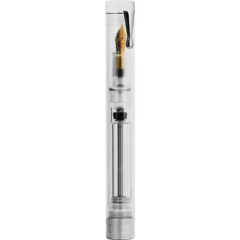 Stylo-Plume V1 Vaccum Moonman Silver EF MAJOHN