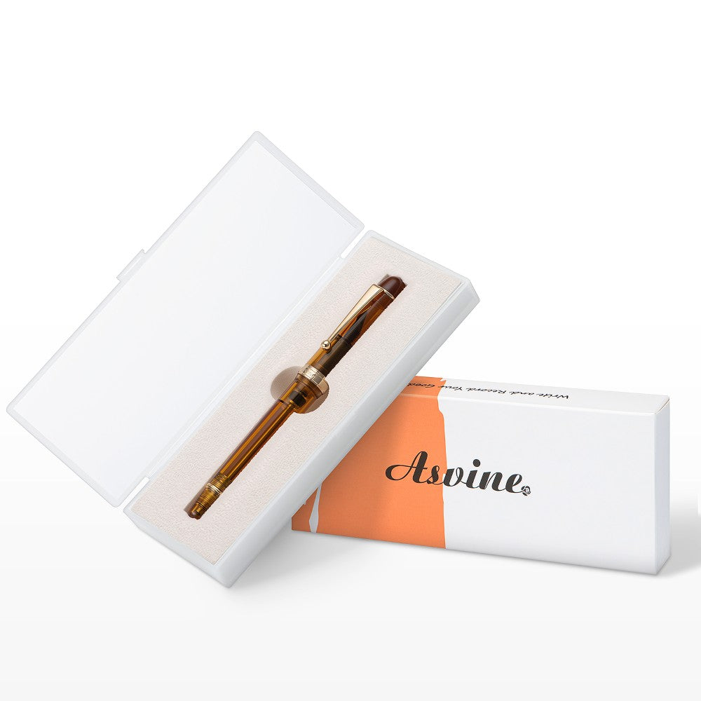Stylo Plume V126 Ambre Translucide M Asvine