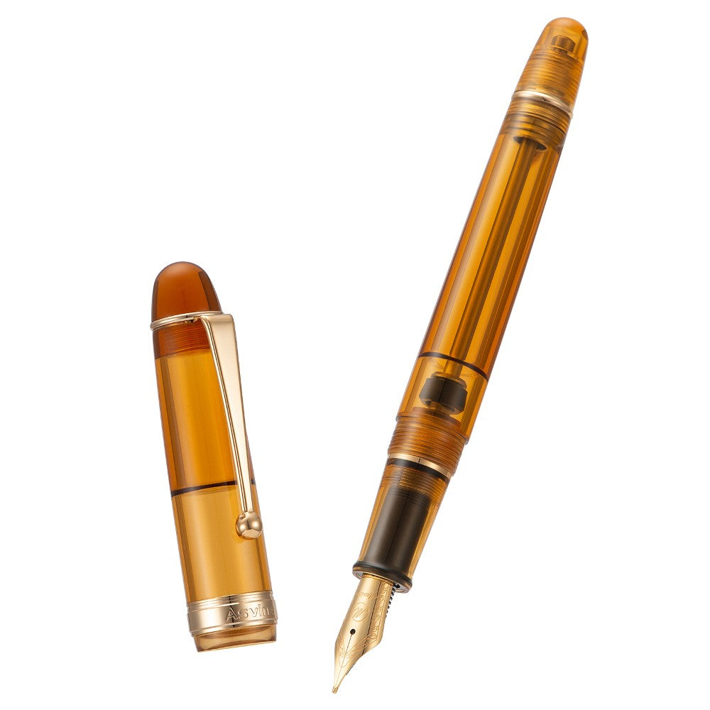 Stylo Plume V126 Ambre Translucide M Asvine