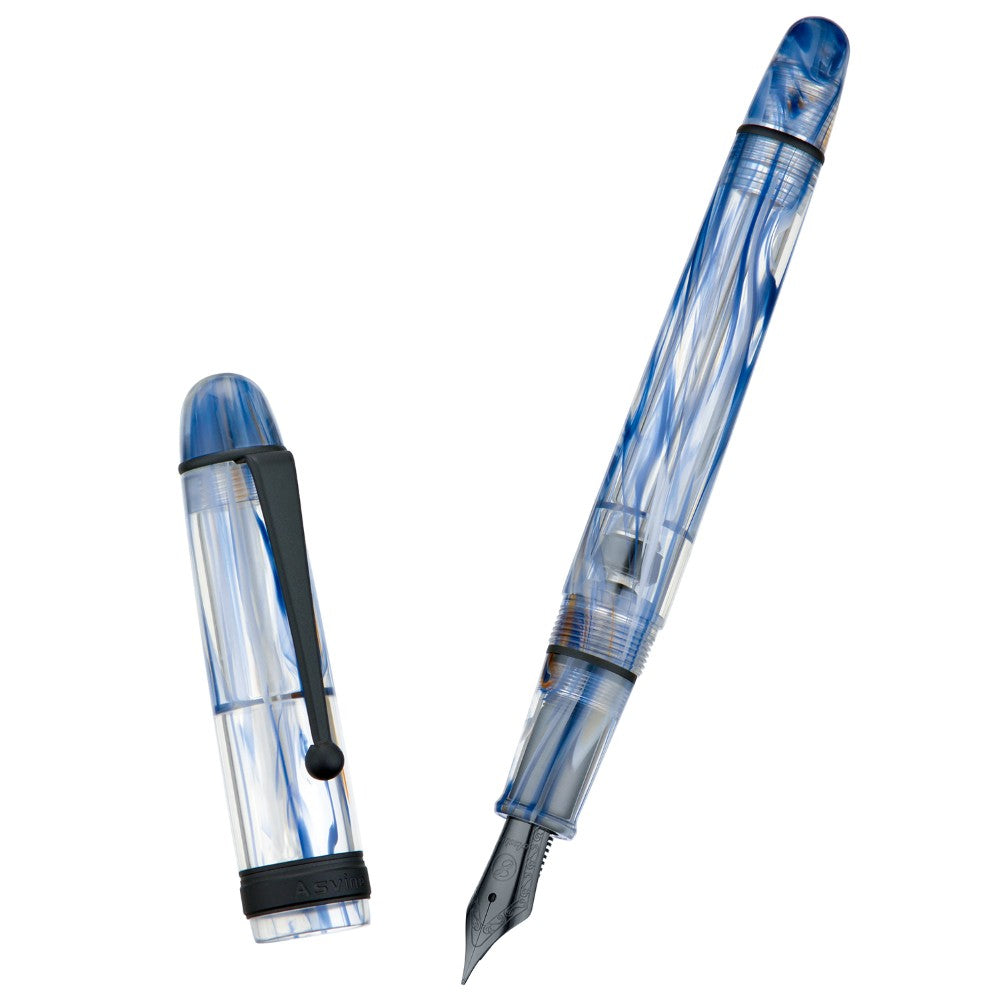 Stylo Plume V126 Tourbillon Bleu M Asvine