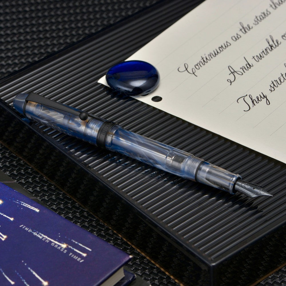 Stylo Plume V126 Tourbillon Bleu M Asvine
