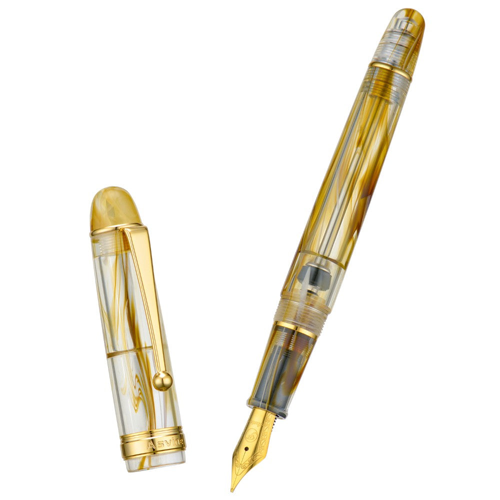 Stylo Plume V126 Tourbillon Marron M Asvine