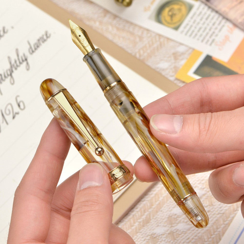 Stylo Plume V126 Tourbillon Marron M Asvine