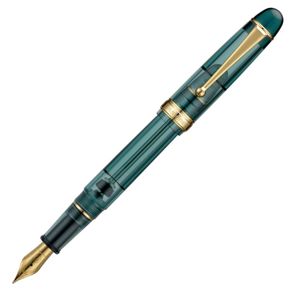 Stylo Plume V126 Bleu Sarcelle Translucide EF Asvine
