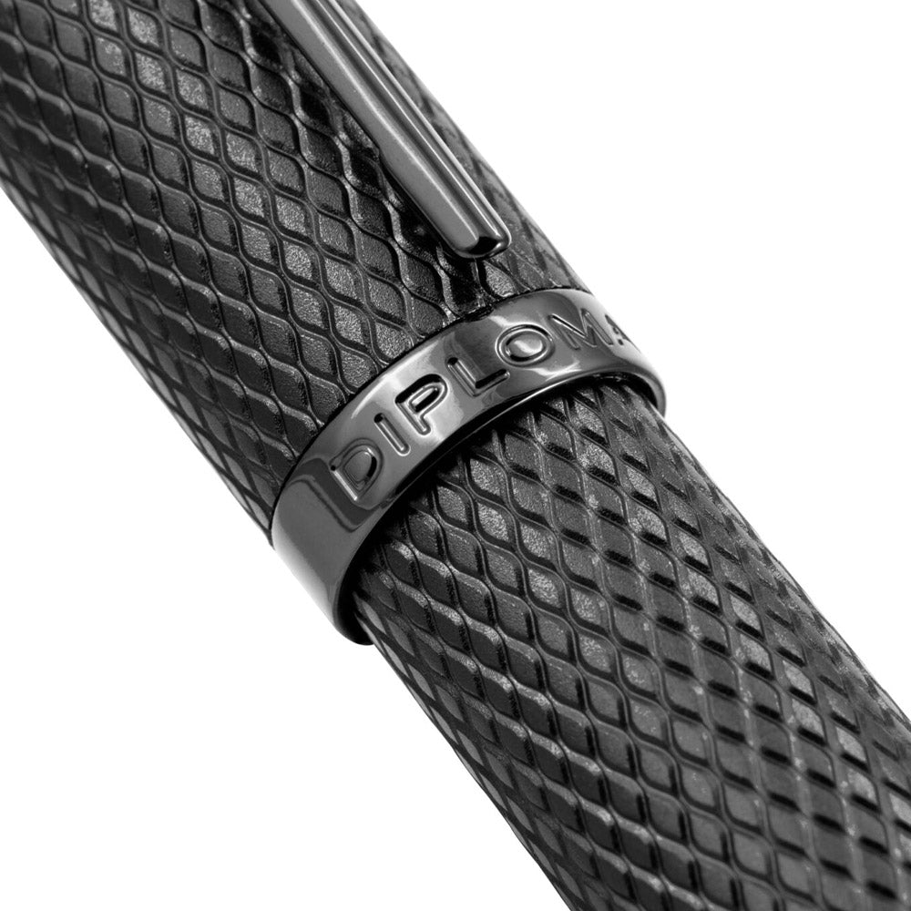 Stylo-Plume Viper Noir Guilloché F/M Diplomat