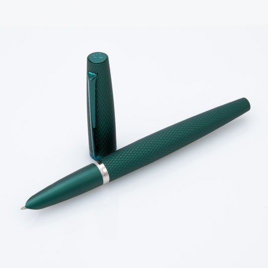 Stylo-Plume Viper Vert Guilloché F/M Diplomat