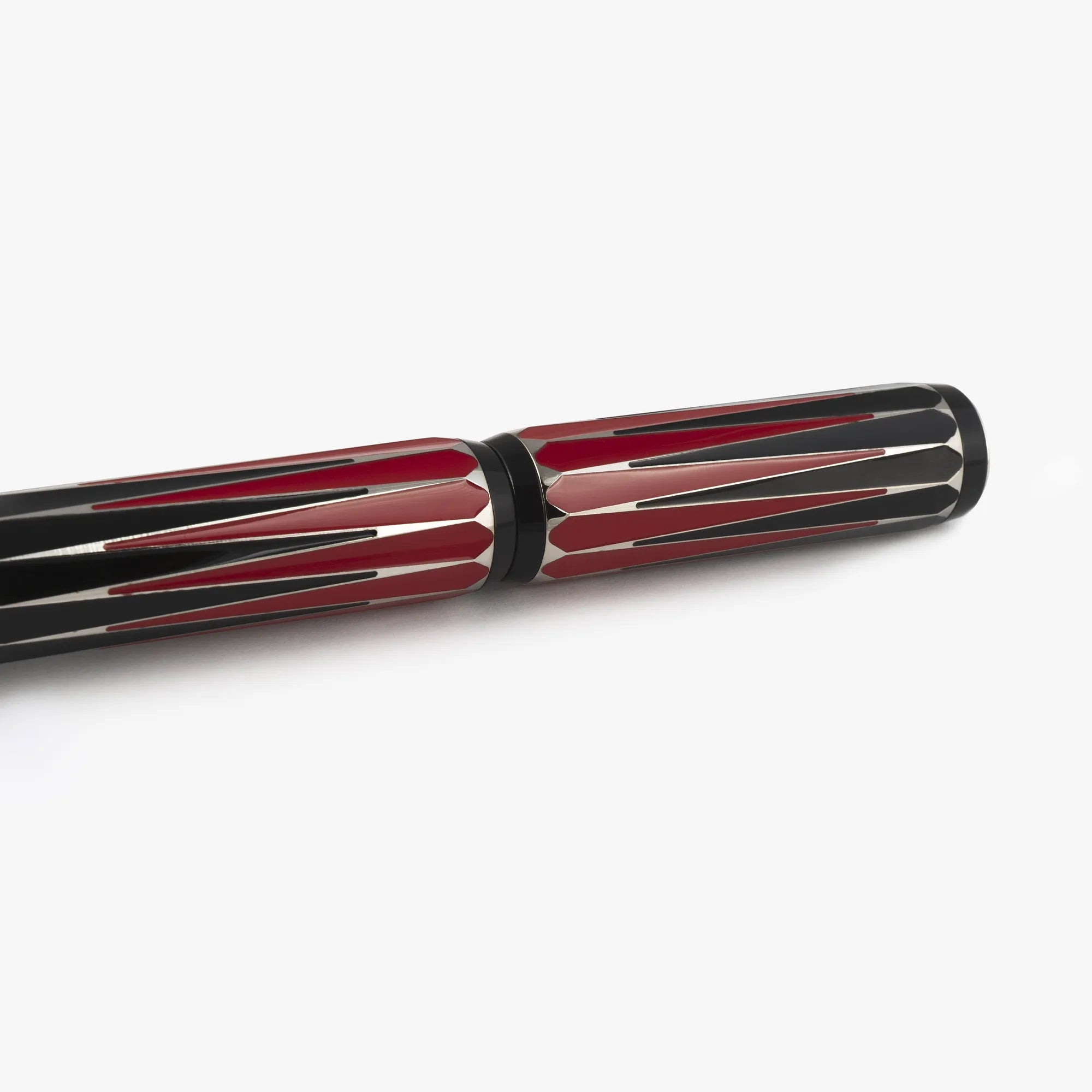 Stylo-Plume Backgammon Noir et Rouge Visconti