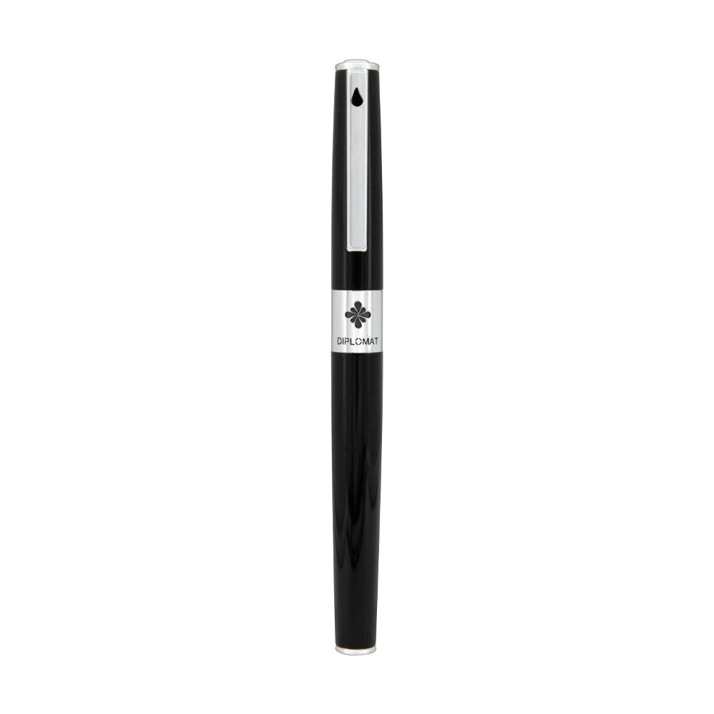 Stylo-Plume CLR Noir Laqué Diplomat