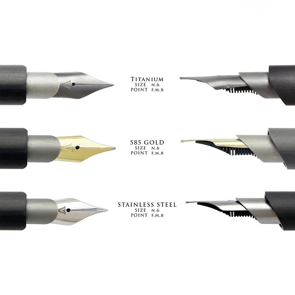 Stylos-Plume à Piston MAGNA 2.0 Acier Inoxydable Venvstas