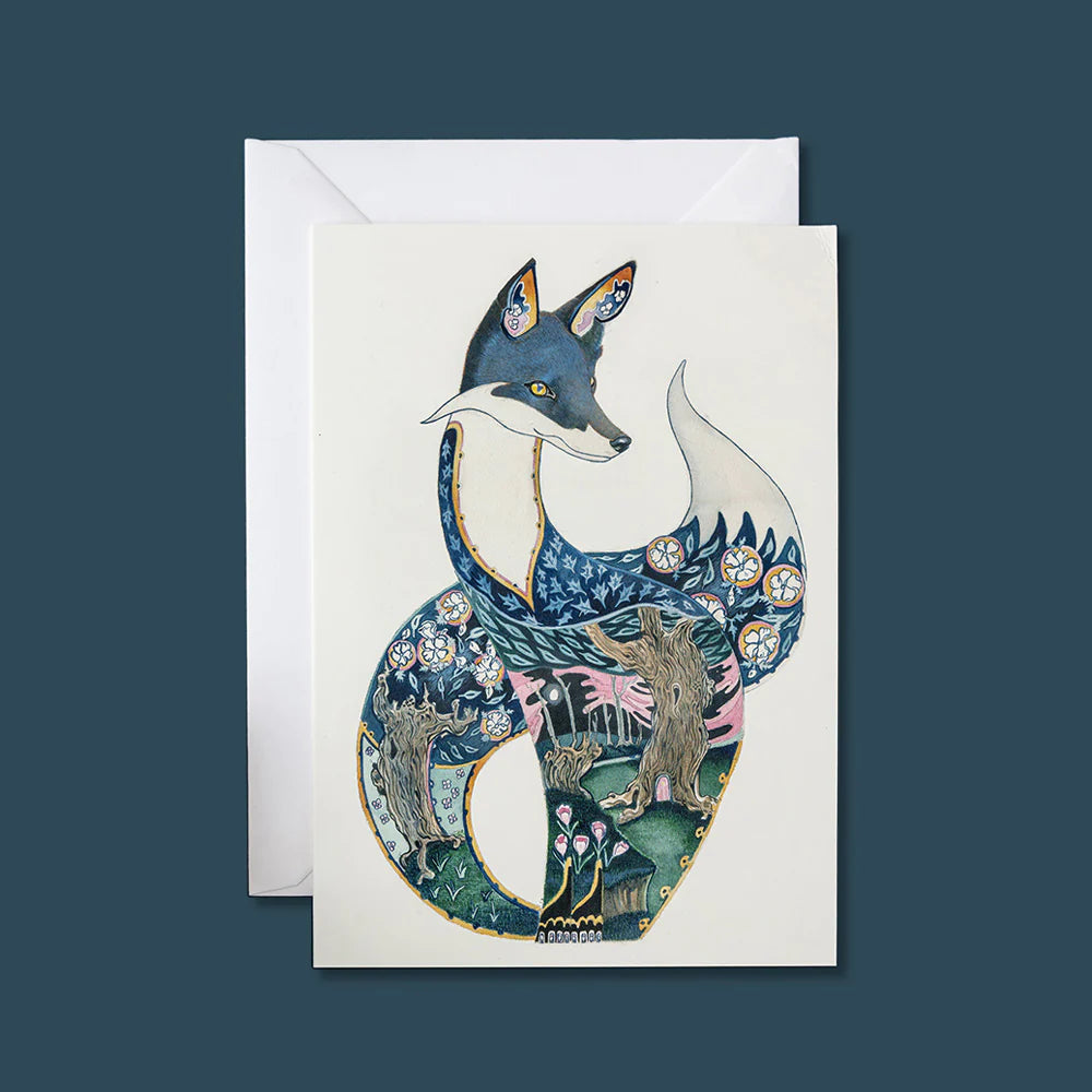 Carte de Voeux Renard de Nuit The DM Collection