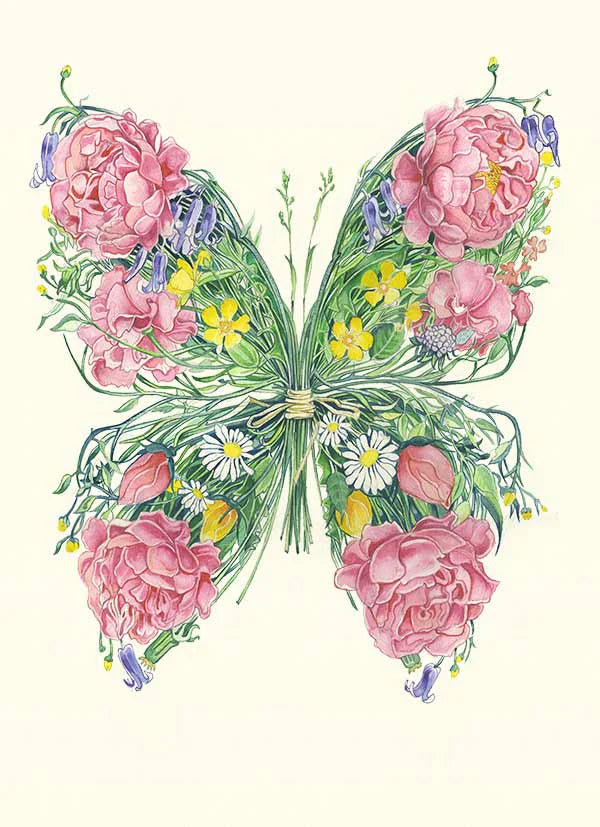 Carte de Voeux Papillon The DM Collection