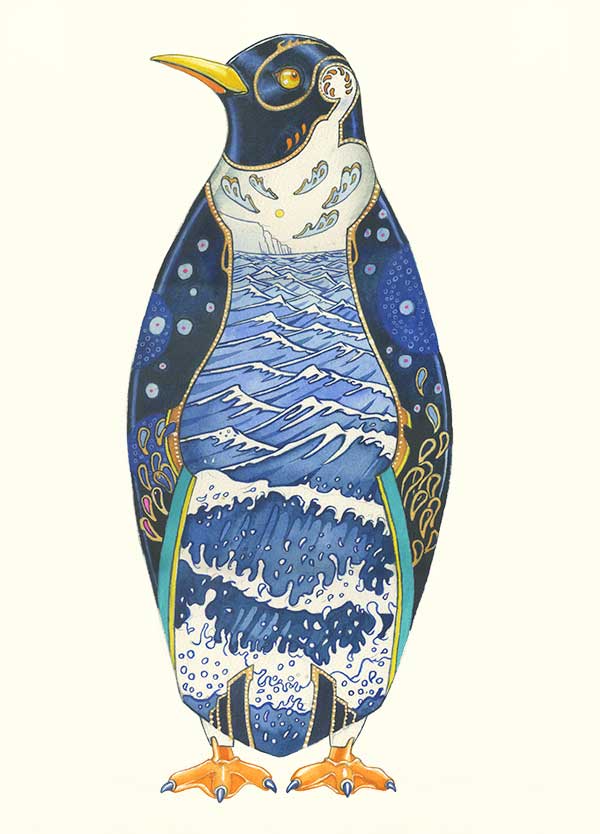 Carte de Voeux Pingouin The DM Collection