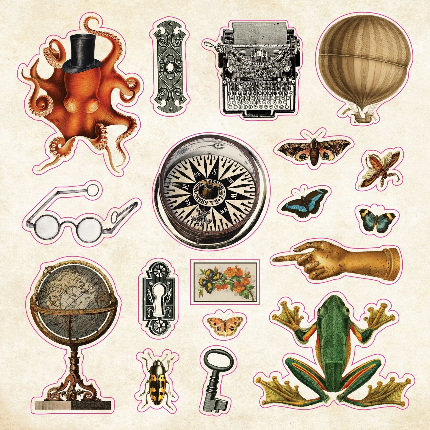 The Sticker Book of Curiosities Peter Pauper Press