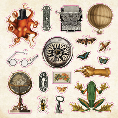 The Sticker Book of Curiosities Peter Pauper Press