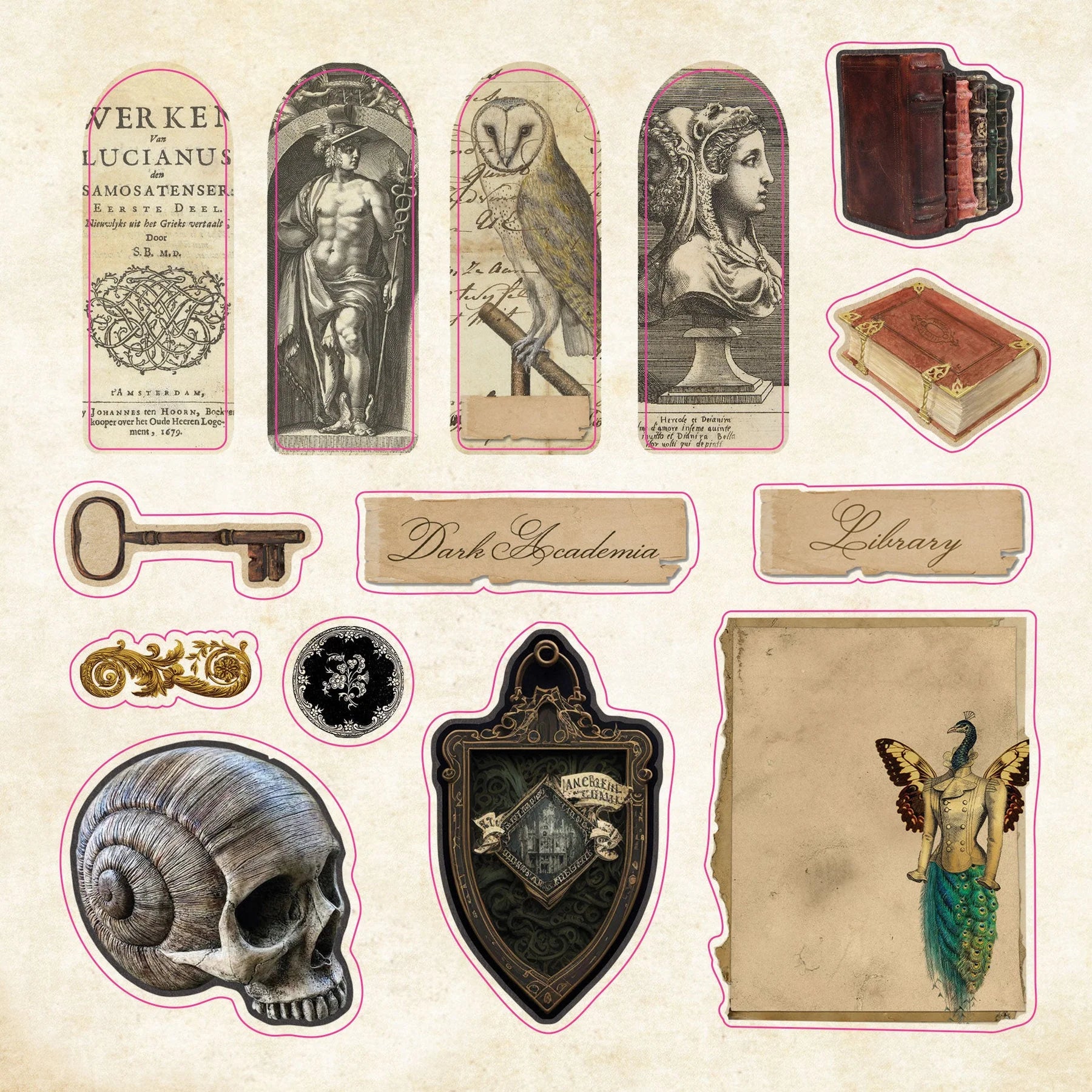 The Sticker Book of Curiosities Peter Pauper Press