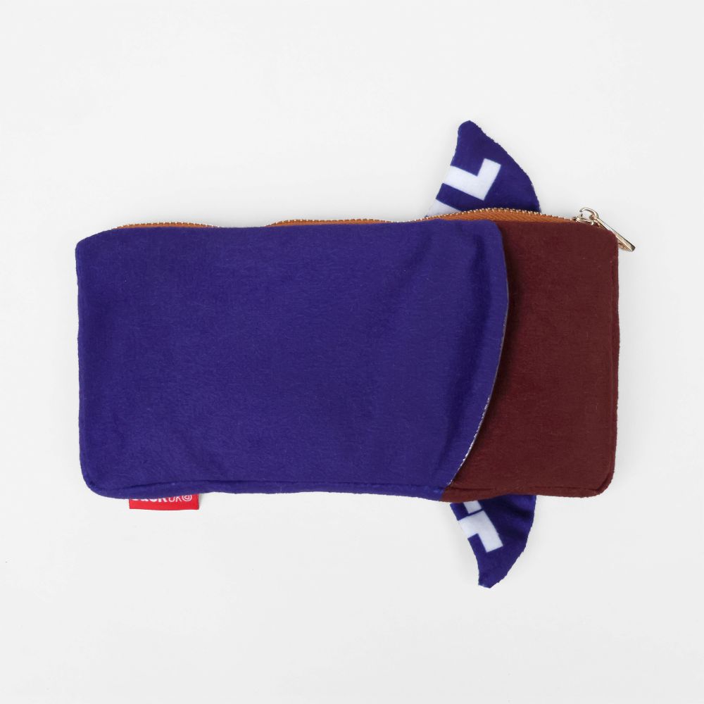Trousse en Peluche avec Fermeture Éclair Chocolat Suck UK
