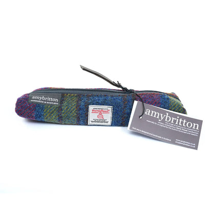Trousse Fine Highland Range Plaid Violet Multicolore Amy Britton