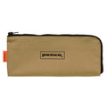 Trousse Plate à Fermeture Éclair Beige Penco