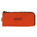 Trousse Plate à Fermeture Éclair Orange Penco