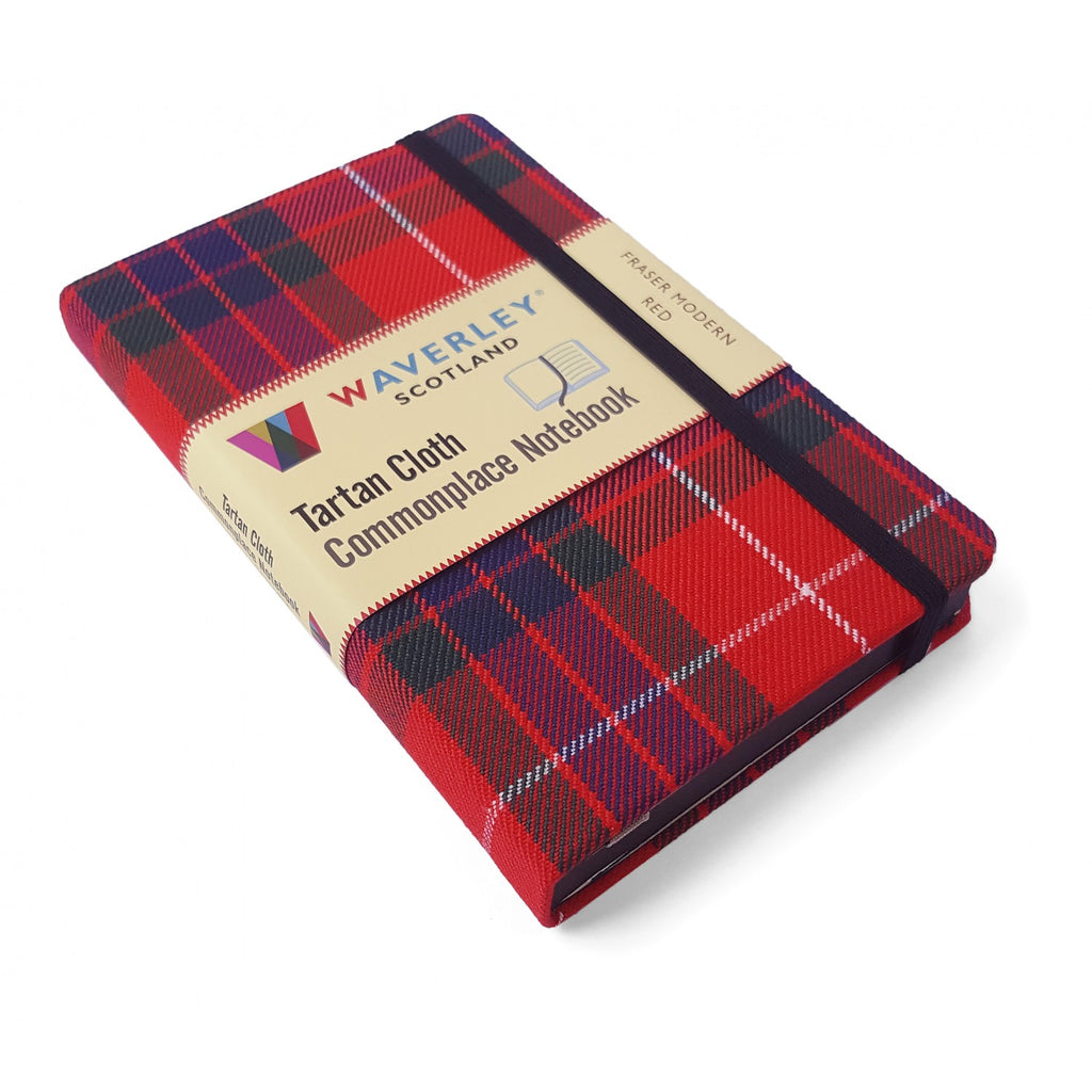 Carnet Poche Fraser Modern Red Waverley Scotland