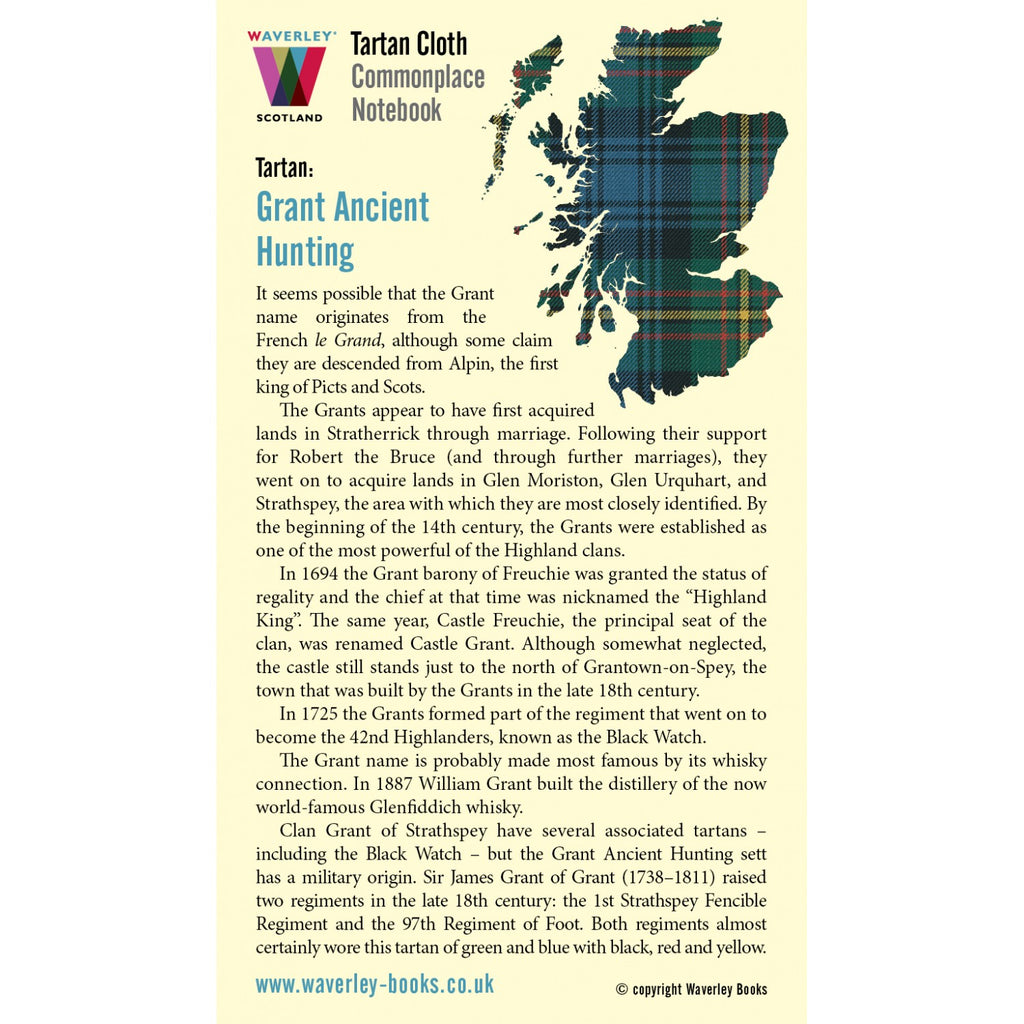 Carnet Poche Grant Ancient Hunting Waverley Scotland