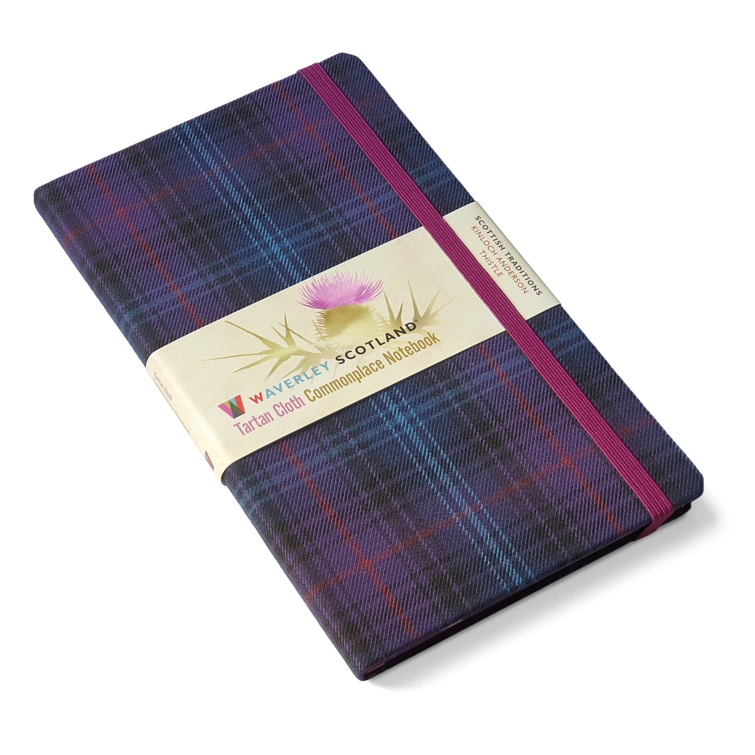 Carnet Large Tartan Kinloch Anderson Thistle Waverley Scotland