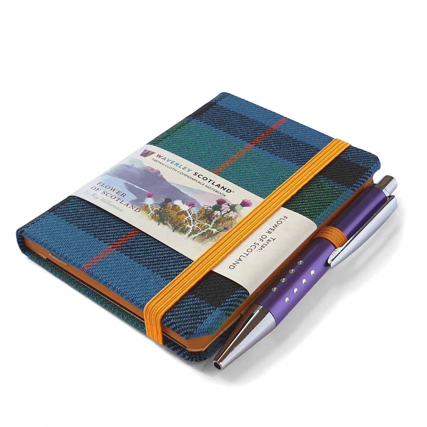 Carnet Mini Avec Stylo Flower of Scotland Waverley Scotland