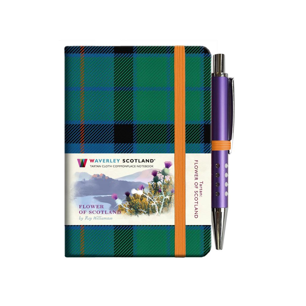Carnet Mini Avec Stylo Flower of Scotland Waverley Scotland