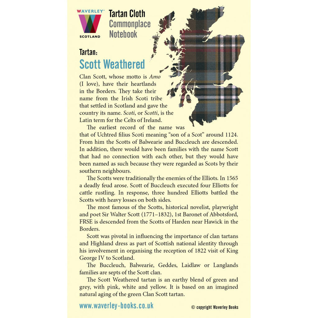 Carnet Poche Scott Weathered Waverley Scotland