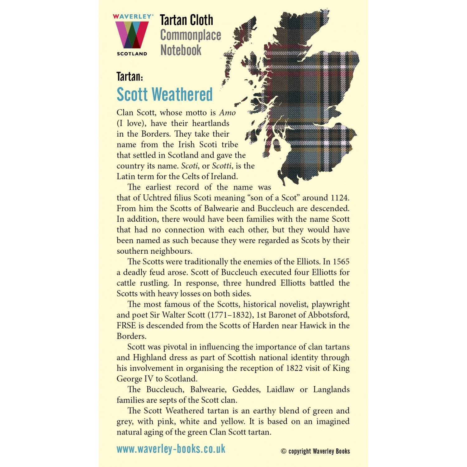 Carnet Poche Scott Weathered Waverley Scotland