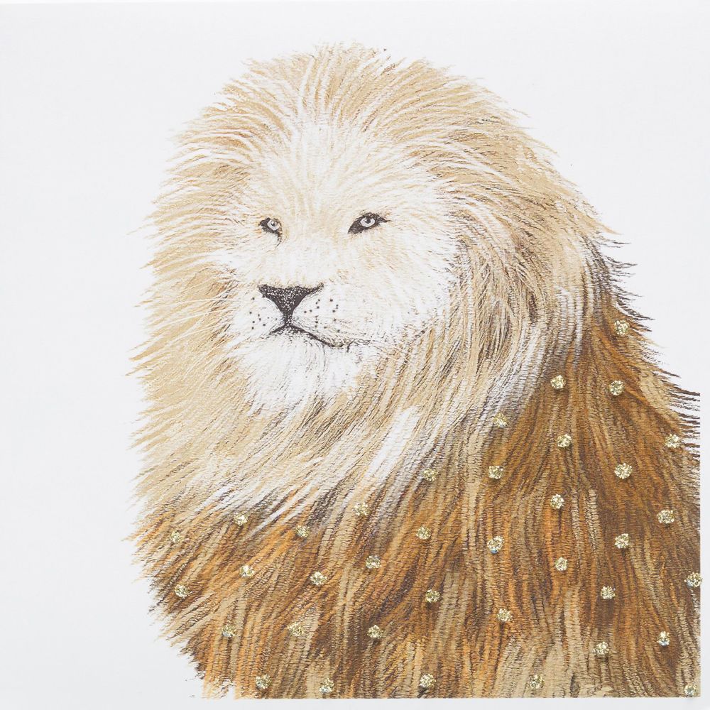 Carte de Voeux Lion English Graphics