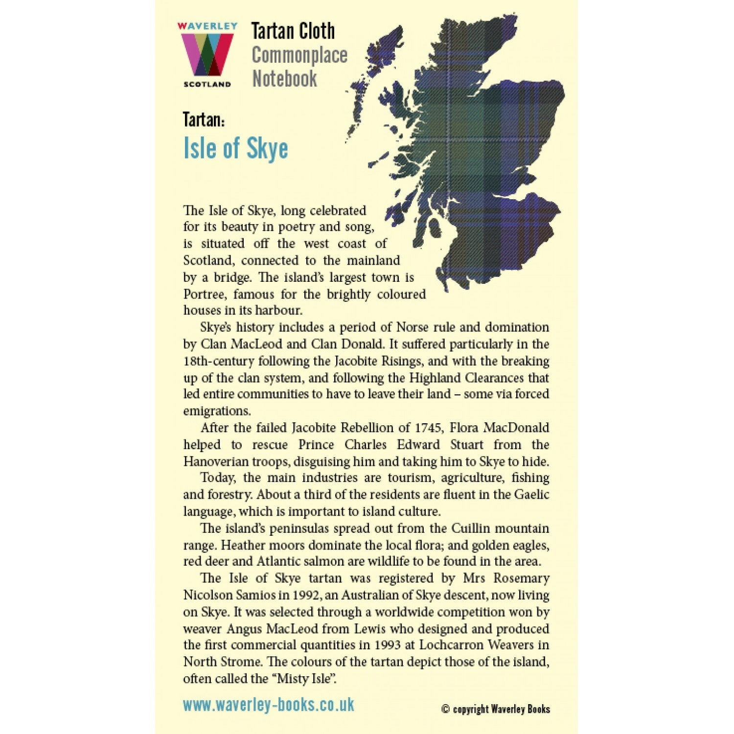 Carnet Poche Isle of Skye Waverley Scotland