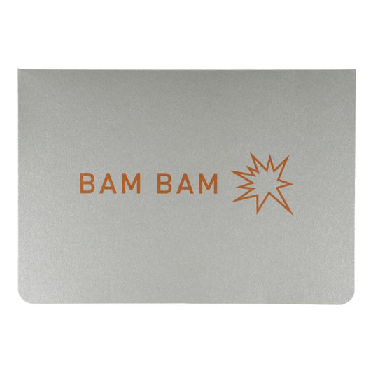 Carte de Voeux A6 Double Bam Bam Le Typographe