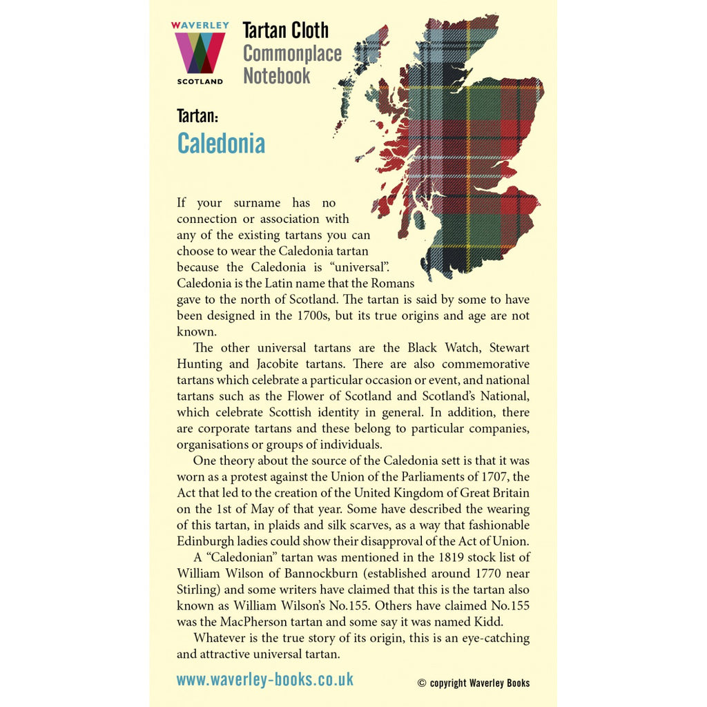 Carnet Poche Caledonia Waverley Scotland