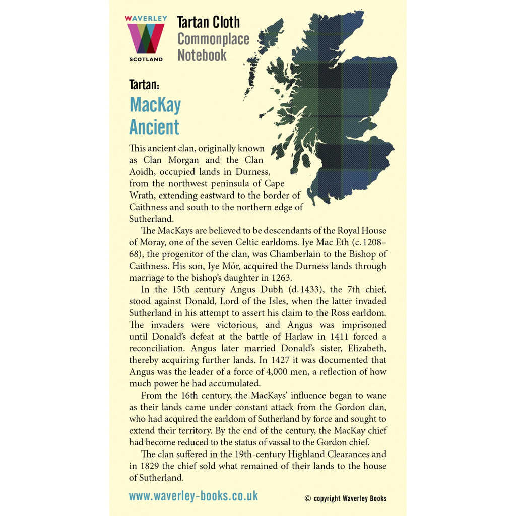 Carnet Poche MacKay Ancient Waverley Scotland