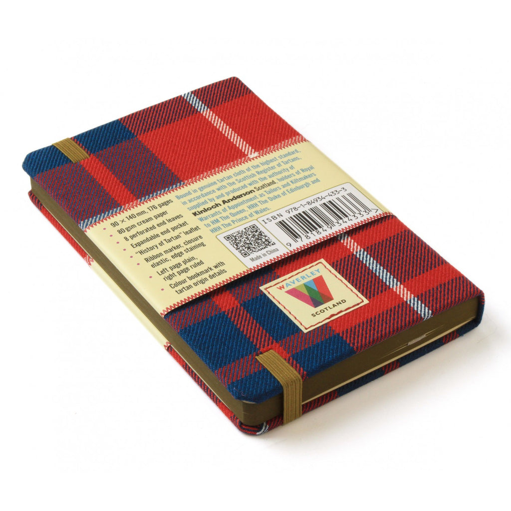 Carnet Poche Hamilton Red Waverley Scotland